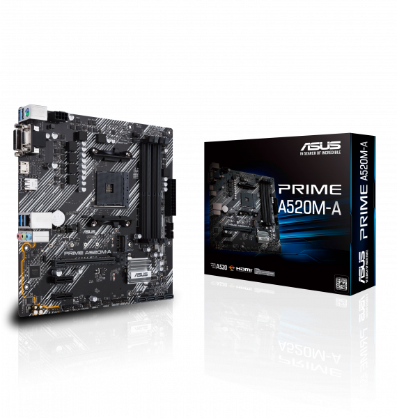 ASUS PRIME A520M-A II/CSM AMD A520 Socket AM4 micro ATX