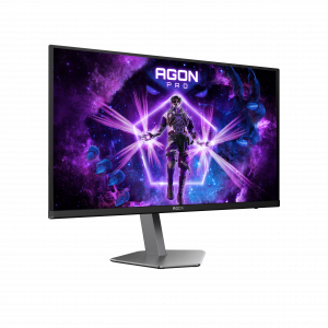 AOC AGON PRO AG276QZD2 computer monitor 67.8 cm (26.7") 2560 x 1440 pixels Quad HD QD-OLED Grey