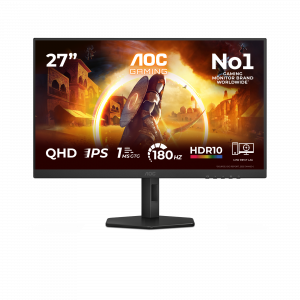 AOC G4 Q27G4XF computer monitor 68.6 cm (27″) 2560 x 1440 pixels Quad HD LED Black, Grey