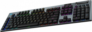 Logitech G G915 X LIGHTSPEED keyboard Gaming USB + RF Wireless + Bluetooth QWERTY UK English Black