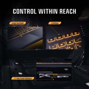 ASUS TUF Gaming FX607VU-RL033W Intel® Core™ i7 i7-13620H Laptop 40.6 cm (16") WUXGA 16 GB DDR5-SDRAM 512 GB SSD NVIDIA GeForce RTX 4050 Wi-Fi 6 (802.11ax) Windows 11 Home Black, Grey