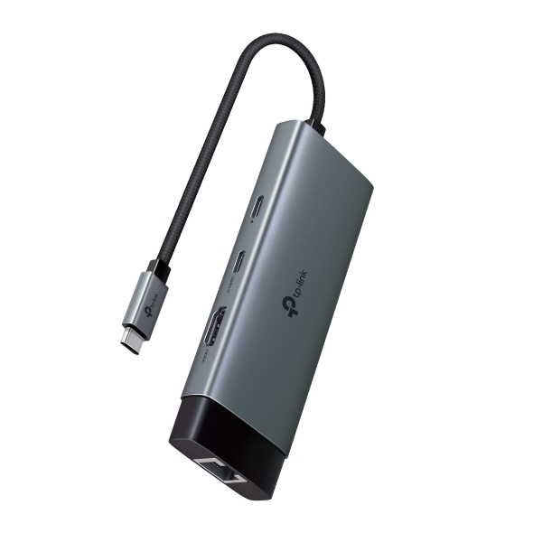 TP-Link UH6120C interface hub USB Type-C Grey