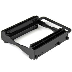 StarTech.com Dual 2.5″ SSD/HDD Mounting Bracket for 3.5” Drive Bay - Tool-Less Installation