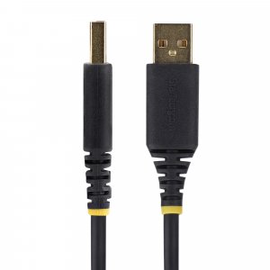 StarTech.com 3ft (1m) USB to Serial Adapter Cable, COM Retention, Interchangeable Screws/Nuts, USB-A to DB9 RS232, FTDI IC, ESD Protection, Windows/macOS/Linux