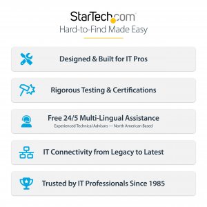 StarTech.com 4-Port USB PCIe Card, USB 3.2 5Gbps, PCI Express Expansion Card with 4x Independent USB Controllers, 4x USB-A Ports, Windows/macOS/Linux