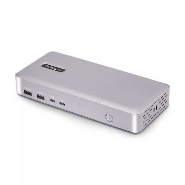 StarTech.com USB4 Docking Station, USB-C 40Gbps, Dual Video HDMI, Up to 2x 4K 60Hz 4:4:4 (RGB) or 2x 4K 120Hz 4:2:2, Multi-Monitor Dock, 6x USB, 2.5GbE, 100W PD