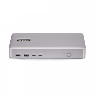 StarTech.com USB4 Docking Station, USB-C 40Gbps, Dual Video HDMI, Up to 2x 4K 60Hz 4:4:4 (RGB) or 2x 4K 120Hz 4:2:2, Multi-Monitor Dock, 6x USB, 2.5GbE, 100W PD