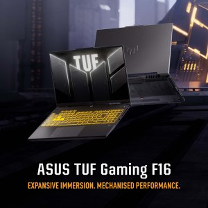 ASUS TUF Gaming A16 FA607PV-RL124W AMD Ryzen™ 9 7940HX Laptop 40.6 cm (16") WUXGA 16 GB DDR5-SDRAM 1 TB SSD NVIDIA GeForce RTX 4060 Wi-Fi 6 (802.11ax) Windows 11 Home Black, Grey