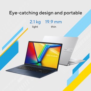 ASUS Vivobook 17 X1704VA-AU419W Intel® Core™ i5 i5-1335U Laptop 43.9 cm (17.3") Full HD 8 GB DDR4-SDRAM 512 GB SSD Wi-Fi 6 (802.11ax) Windows 11 Home Silver