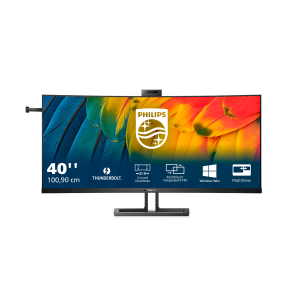 Philips 40B1U6903CH/00 computer monitor 100.8 cm (39.7") 5120 x 2160 pixels 5K Ultra HD LCD Black