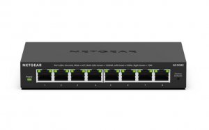 NETGEAR GS308E Managed L2/L3 Gigabit Ethernet (10/100/1000) Black