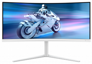 Philips 34M2C5501A/00 computer monitor 86.4 cm (34") 3440 x 1440 pixels Wide Quad HD LCD White