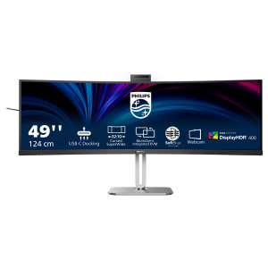 Philips 49B2U6900CH/00 computer monitor 124 cm (48.8") 5120 x 1440 pixels Dual QHD LCD Black