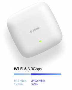 D-Link AX3000 Wi-Fi 6 Dual Band PoE Access Point