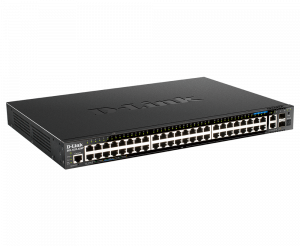 D-Link 44 x 10/100/1000BASE-T PoE Ports, 4 x 2.5GBase-T PoE Ports, 2 x 10GBASE-T Ports and 2 x 10G SFP+ Ports Smart Managed Switch