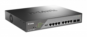 D-Link DSS-200G-10MPP/B network switch Managed L2 Gigabit Ethernet (10/100/1000) Power over Ethernet (PoE) 1U Grey