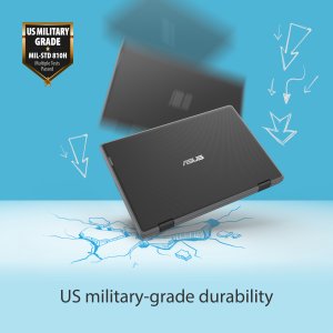 ASUS BR1100F-C41XA-3Y Intel® Celeron® N N4500 Hybrid (2-in-1) 29.5 cm (11.6") Touchscreen HD 4 GB DDR4-SDRAM 128 GB eMMC Wi-Fi 6 (802.11ax) Windows 11 Pro Education Grey