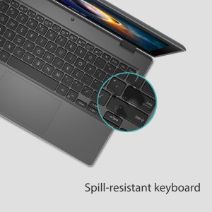 ASUS BR1100F-C41XA-3Y Intel® Celeron® N N4500 Hybrid (2-in-1) 29.5 cm (11.6") Touchscreen HD 4 GB DDR4-SDRAM 128 GB eMMC Wi-Fi 6 (802.11ax) Windows 11 Pro Education Grey