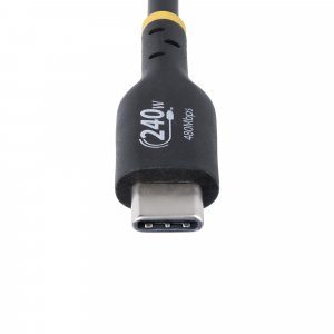 StarTech.com 3m USB-C Charging Cable, USB-IF Certified USB C Cable, 240W PD EPR, USB 2.0 Type-C Laptop Charger Cord, USB-C Data Transfer Cable, TPE Jacket, M/M