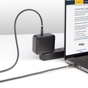 StarTech.com 3m USB-C Charging Cable, USB-IF Certified USB C Cable, 240W PD EPR, USB 2.0 Type-C Laptop Charger Cord, USB-C Data Transfer Cable, TPE Jacket, M/M