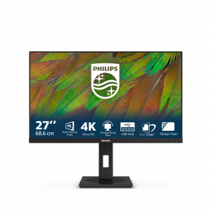 Philips 3000 series 27B1N3800/00 LED display 68.6 cm (27") 3840 x 2160 pixels 4K Ultra HD LCD Black