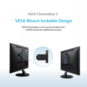 ASUS Chromebox CHROMEBOX5-G3103UN Intel® Core™ i3 i3-1220P 8 GB DDR4-SDRAM 128 GB SSD ChromeOS Mini PC Black