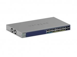 NETGEAR GS728TXUP Managed Gigabit Ethernet (10/100/1000) Power over Ethernet (PoE) 1U Grey