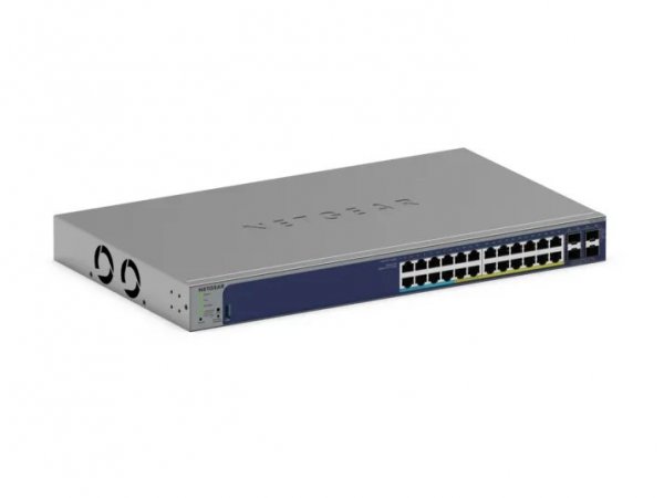 NETGEAR GS728TXUP Managed Gigabit Ethernet (10/100/1000) Power over Ethernet (PoE) 1U Grey