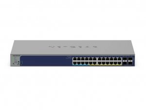 NETGEAR GS728TXUP Managed Gigabit Ethernet (10/100/1000) Power over Ethernet (PoE) 1U Grey