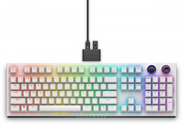 Alienware AW920K keyboard Gaming USB + RF Wireless + Bluetooth White