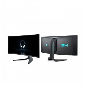 Alienware AW3423DWF computer monitor 86.8 cm (34.2") 3440 x 1440 pixels UltraWide Quad HD QD-OLED Black