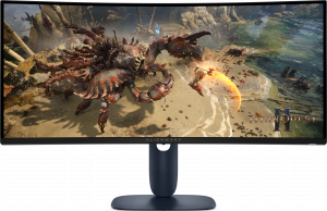 Alienware AW3425DWM computer monitor 86.4 cm (34″) 3440 x 1440 pixels Wide Quad HD LCD Black, Blue