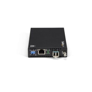 StarTech.com Gigabit Ethernet Copper-to-Fiber Media Converter - SM LC - 10 km