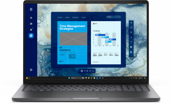 DELL Pro 16 PC16250 Intel Core 5 120U Laptop 40.6 cm (16") Full HD+ 16 GB DDR5-SDRAM 512 GB SSD Wi-Fi 6E (802.11ax) Windows 11 Pro UK English Black