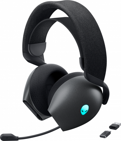 Alienware AW725H Headset Wired & Wireless Head-band Gaming USB Type-C Bluetooth Black