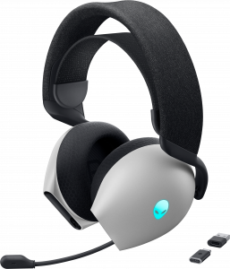 Alienware AW725H Headset Wired & Wireless Head-band Gaming USB Type-C Bluetooth Black, White