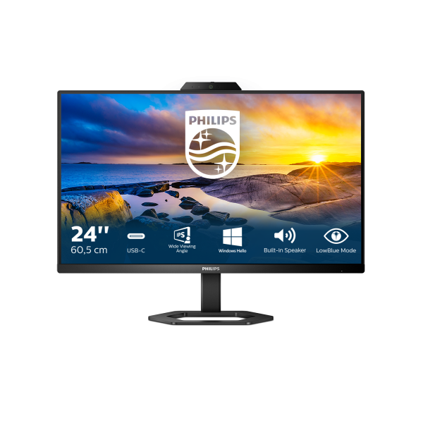 Philips 5000 series 24E1N5300HE/00 computer monitor 60.5 cm (23.8") 1920 x 1080 pixels Full HD LCD Black
