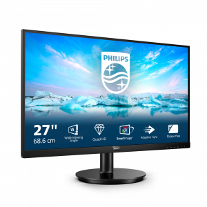 Philips V Line 275V8LA/00 computer monitor 68.6 cm (27") 2560 x 1440 pixels Quad HD LED Black