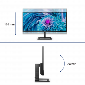 Philips E Line 346E2LAE/00 LED display 86.4 cm (34") 3440 x 1440 pixels Wide Quad HD LCD Black