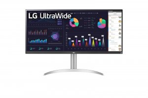 LG 34WQ650-W computer monitor 86.4 cm (34″) 2560 x 1080 pixels 4K Ultra HD LCD Silver, White