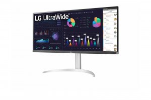 LG 34WQ650-W computer monitor 86.4 cm (34") 2560 x 1080 pixels 4K Ultra HD LCD Silver, White