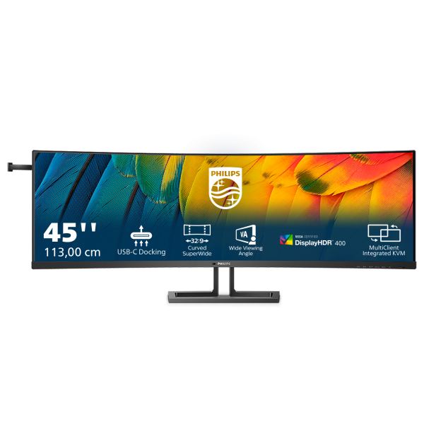 Philips 6000 series 45B1U6900C/00 LED display 113 cm (44.5") 5120 x 1440 pixels UltraWide Dual Quad HD Black