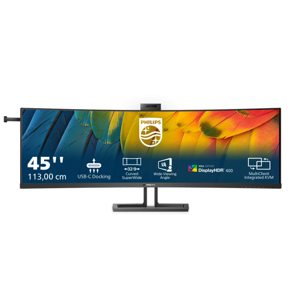 Philips 6000 series 45B1U6900CH/00 computer monitor 113 cm (44.5") 5120 x 1440 pixels UltraWide Dual Quad HD LED Black