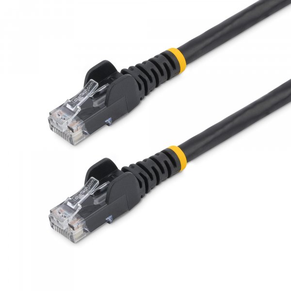StarTech.com Cat5e Ethernet Patch Cable with Snagless RJ45 Connectors - 10 m, Black
