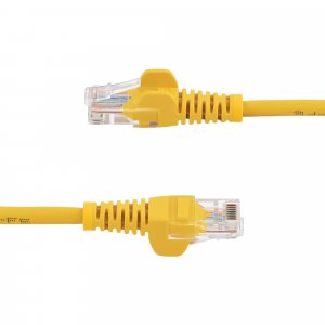 StarTech.com Cat5e Patch Cable with Snagless RJ45 Connectors - 1m, Yellow