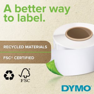 DYMO Authentic LabelWriter Multi-Purpose Labels | 57 mm x 32 mm | Self-Adhesive | Roll of 1000 Easy-Peel Labels for LabelWriter Label Makers | Made in Europe
