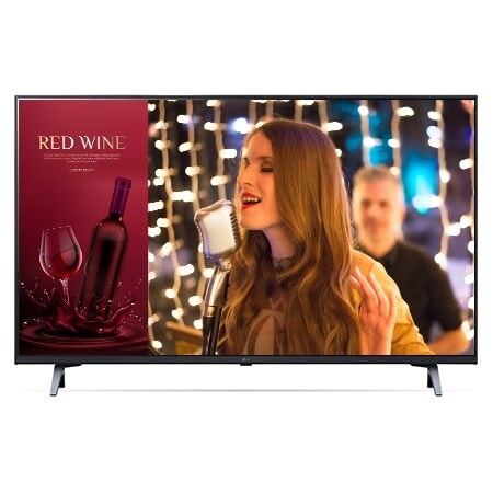 LG 55UR640S3ZD Digital signage flat panel 139.7 cm (55") LED Wi-Fi 400 cd/m² 4K Ultra HD Blue Built-in processor WebOS