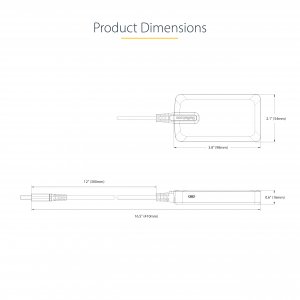 StarTech.com 3-Port USB Hub with Ethernet - 3x USB-A Ports - Gigabit Ethernet (RJ-45) - USB 3.0 5Gbps - Bus-Powered - 1ft/30cm Long Cable - Portable Laptop USB Hub Adapter w/ GbE