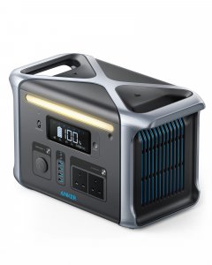 Anker 757 Portable Power Station, PowerHouse 1229Wh LiFePo4 Battery, 1500W Solar Generator with 2 AC Outlets (Solar Panel Optional), 2 USB - C Ports 100W Max, LED Light For Camping, RV, Power Outage
