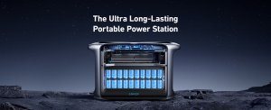 Anker 757 Portable Power Station, PowerHouse 1229Wh LiFePo4 Battery, 1500W Solar Generator with 2 AC Outlets (Solar Panel Optional), 2 USB - C Ports 100W Max, LED Light For Camping, RV, Power Outage